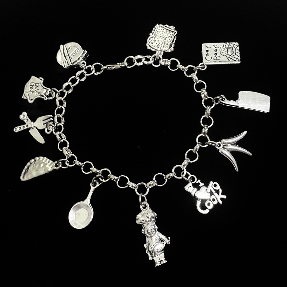 Chef Charm Bracelet Cook Culinary Arts Theme